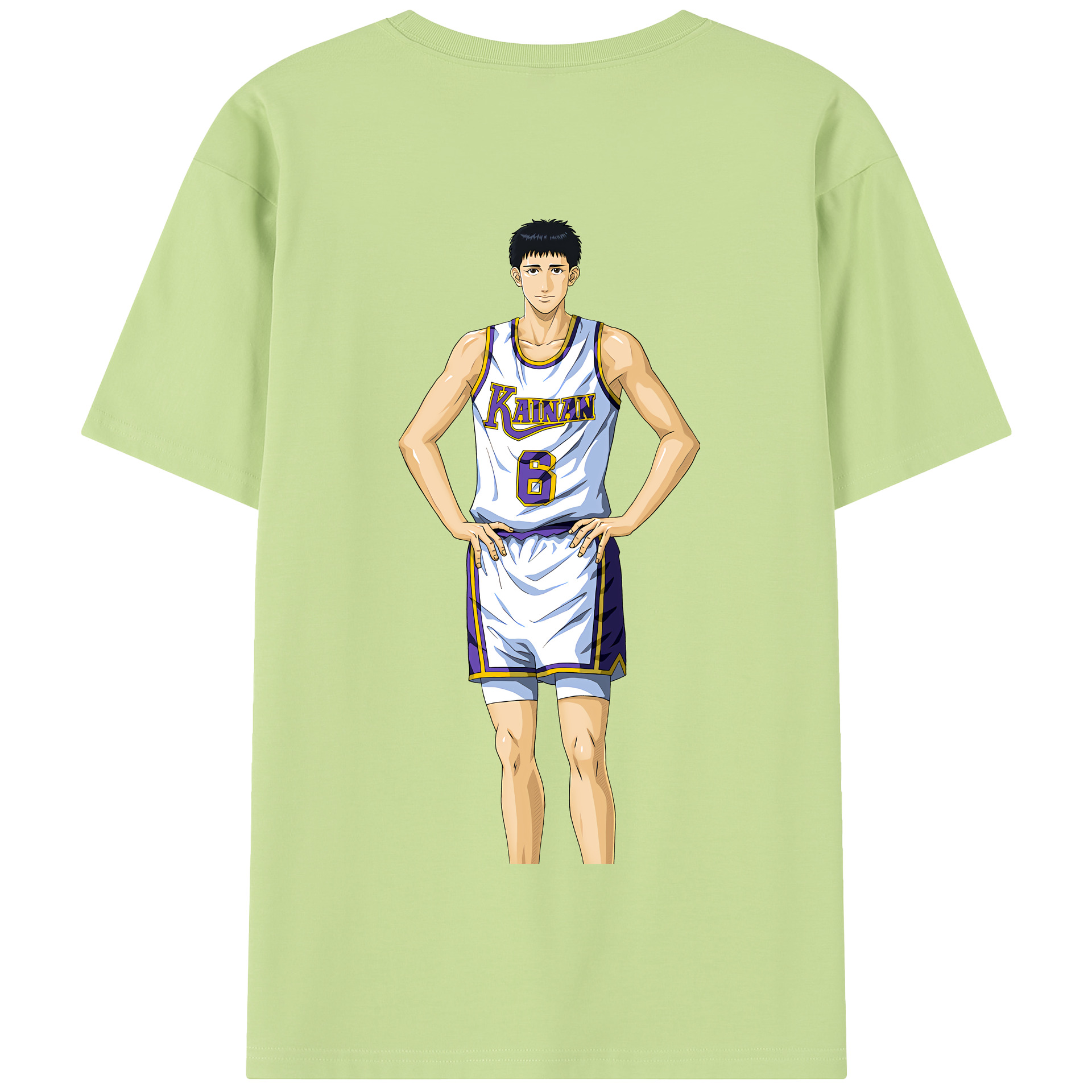 SLAM DUNK／スラムダンク 綿100％半袖Tシャツ（背面プリント）